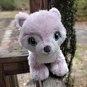 Build-A-Bear Workshop Merry Mission Pink Frost Fox plushie